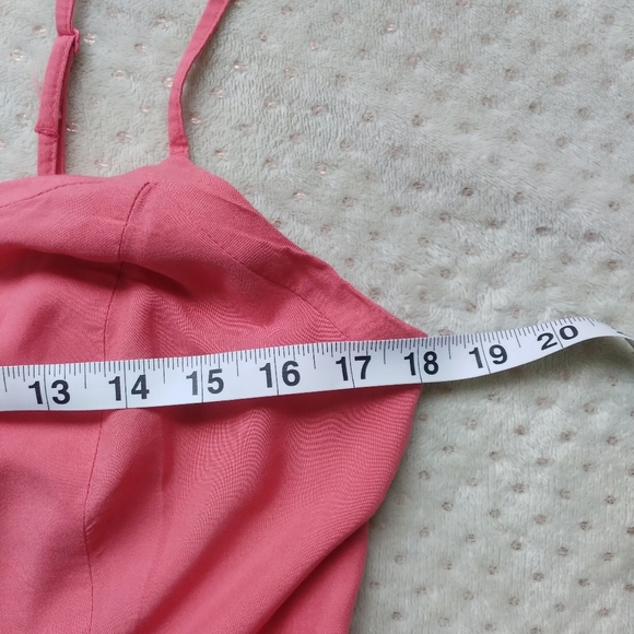 Old Navy Coral Fit & Flare Cami Dress size L - Picture 7 of 9